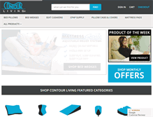 Tablet Screenshot of contourliving.com